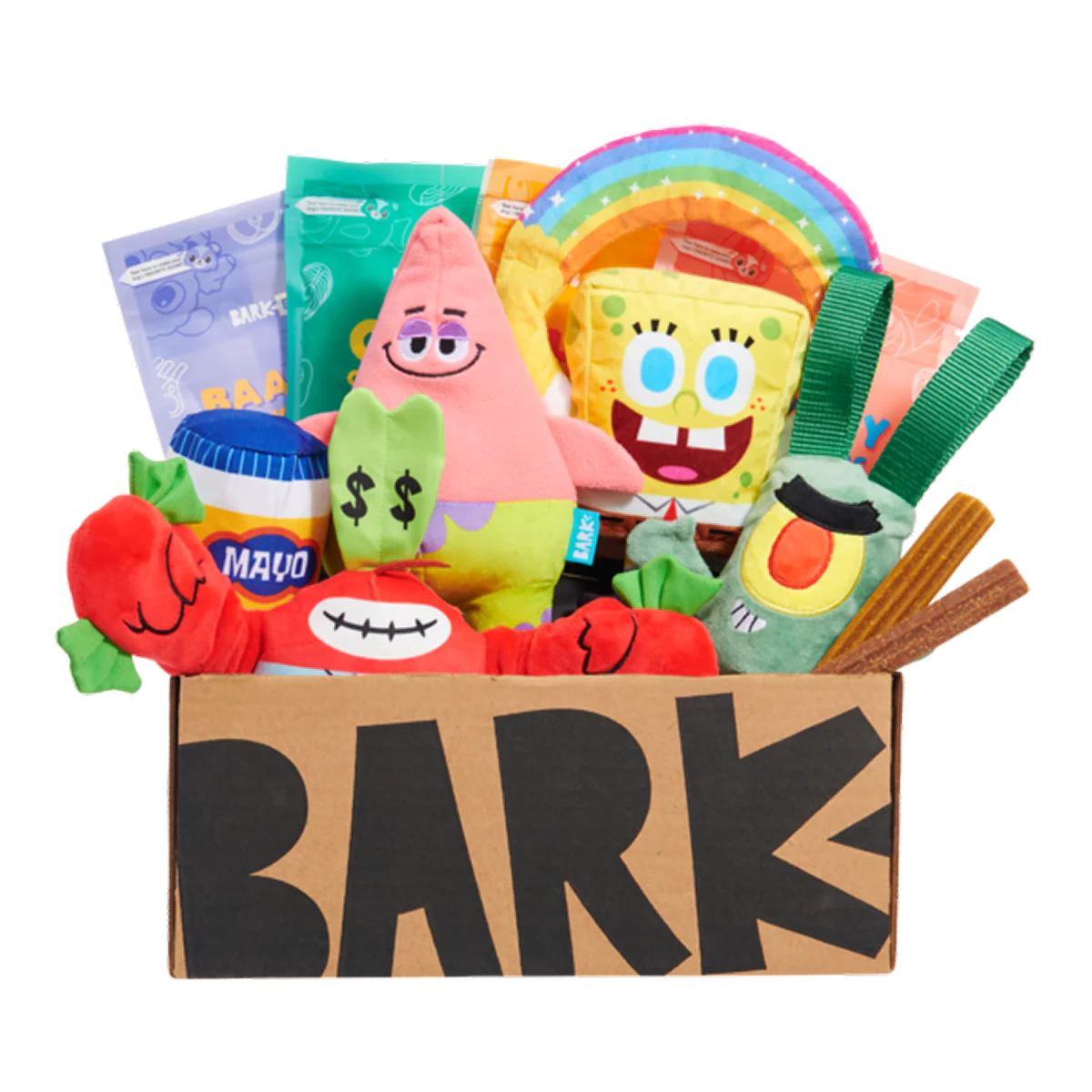 BARK 6 Month Subscription - Spongebob Squarepants Double Deluxe First Box
