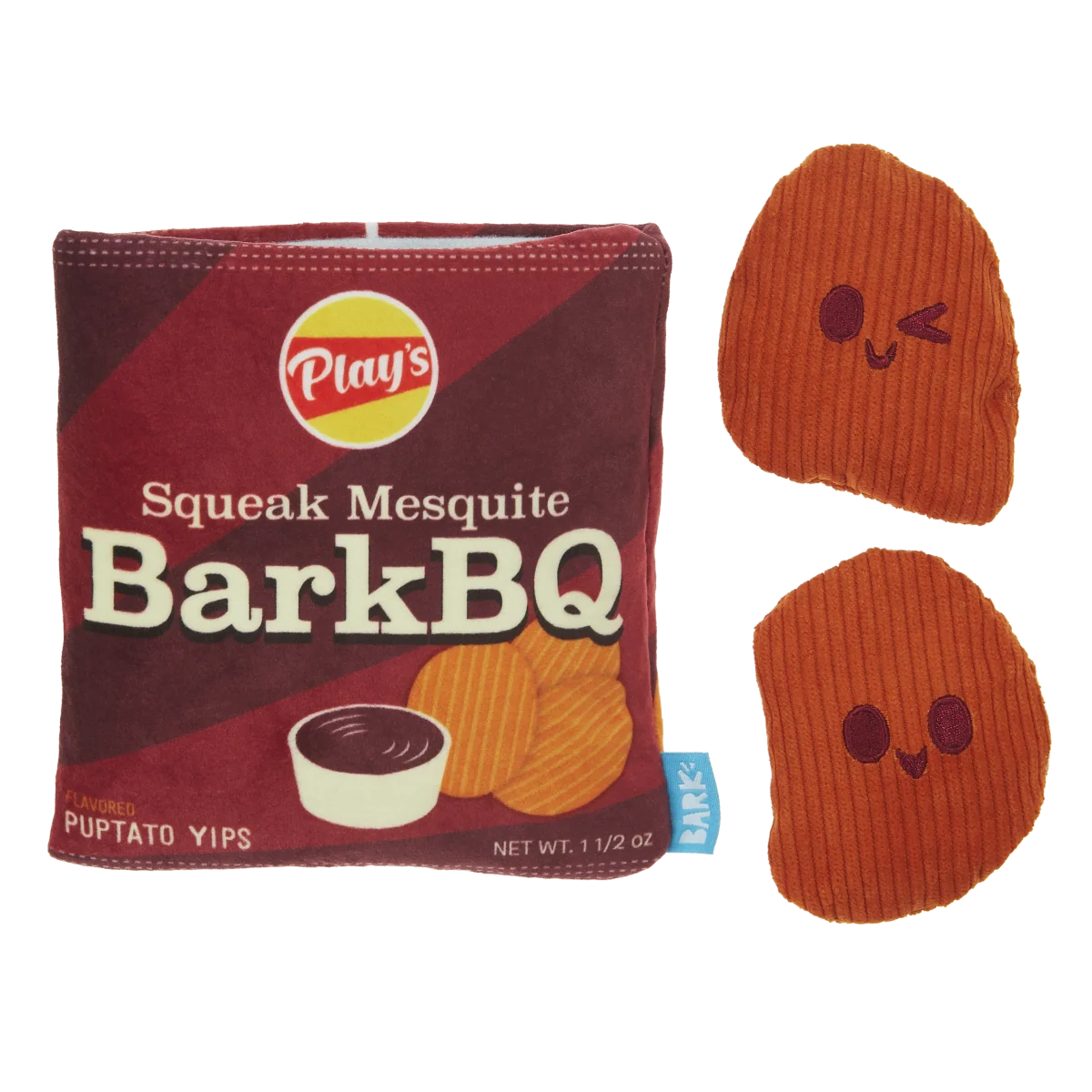 BarkBQ Chips Plush Multi-Part + Enrichment Dog Toy - Image 2