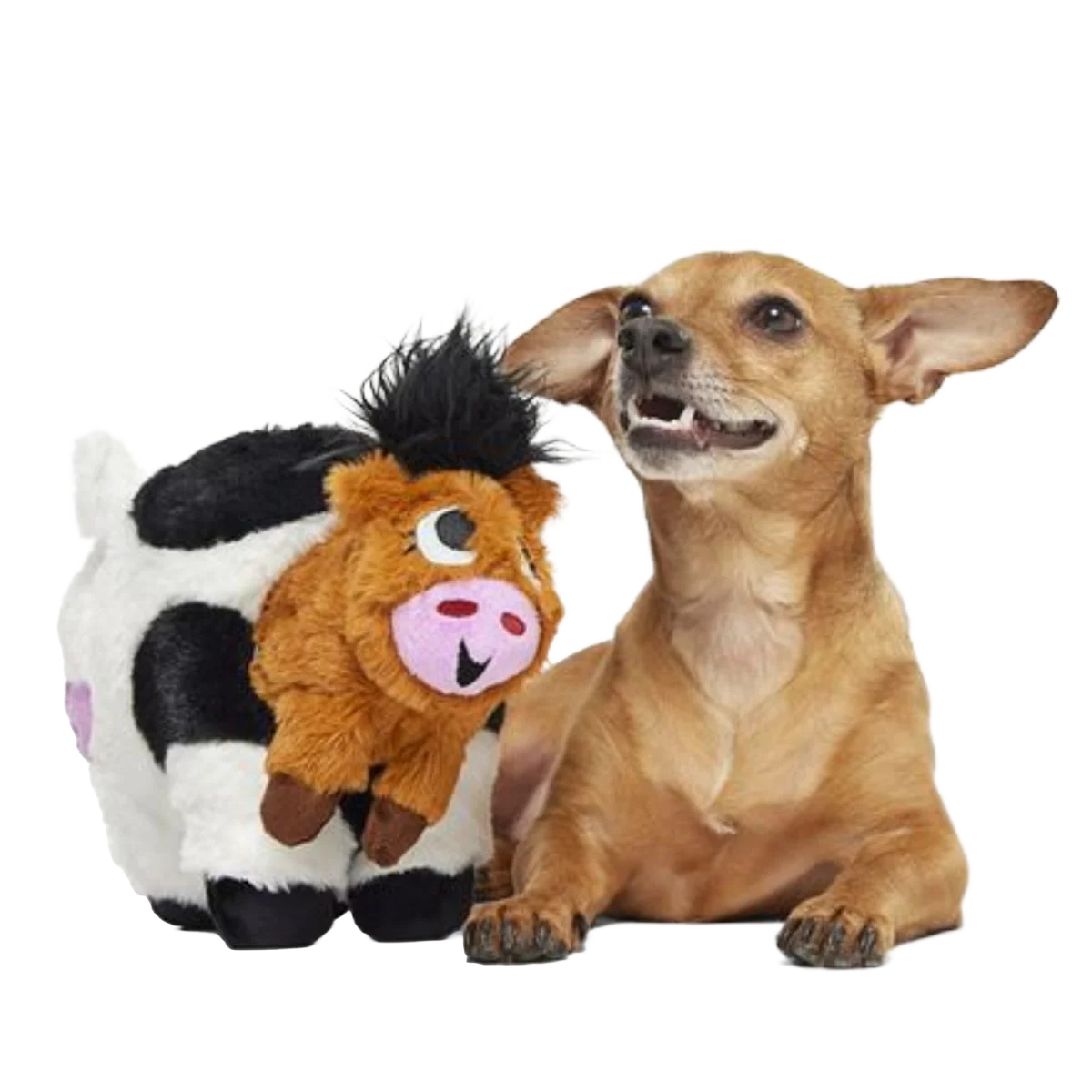 Bertha the Cow Plush Extra-Large Tug Dog Toy - Image 5