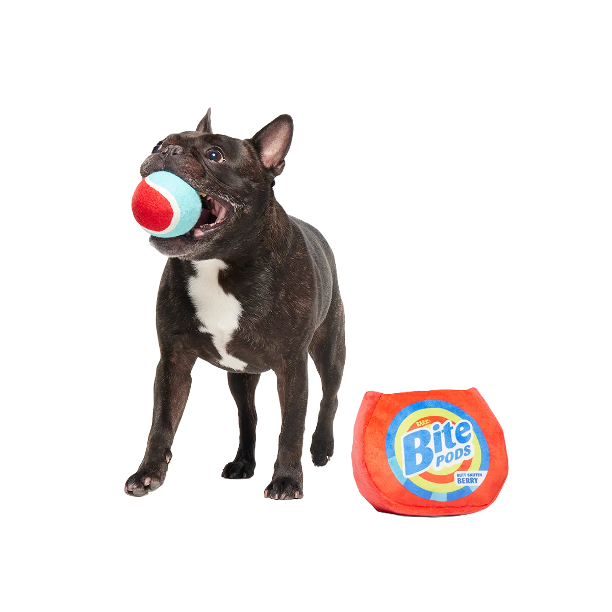 Bite Pods Plush Multi-Part + Fetch + Enrichment Dog Toy - Image 4