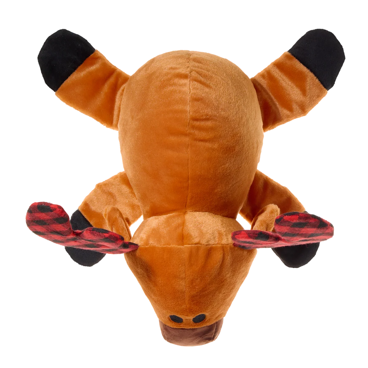 Buffalo Plaid Blitzen Plush Extra-Large + Tug Dog Toy - Image 5
