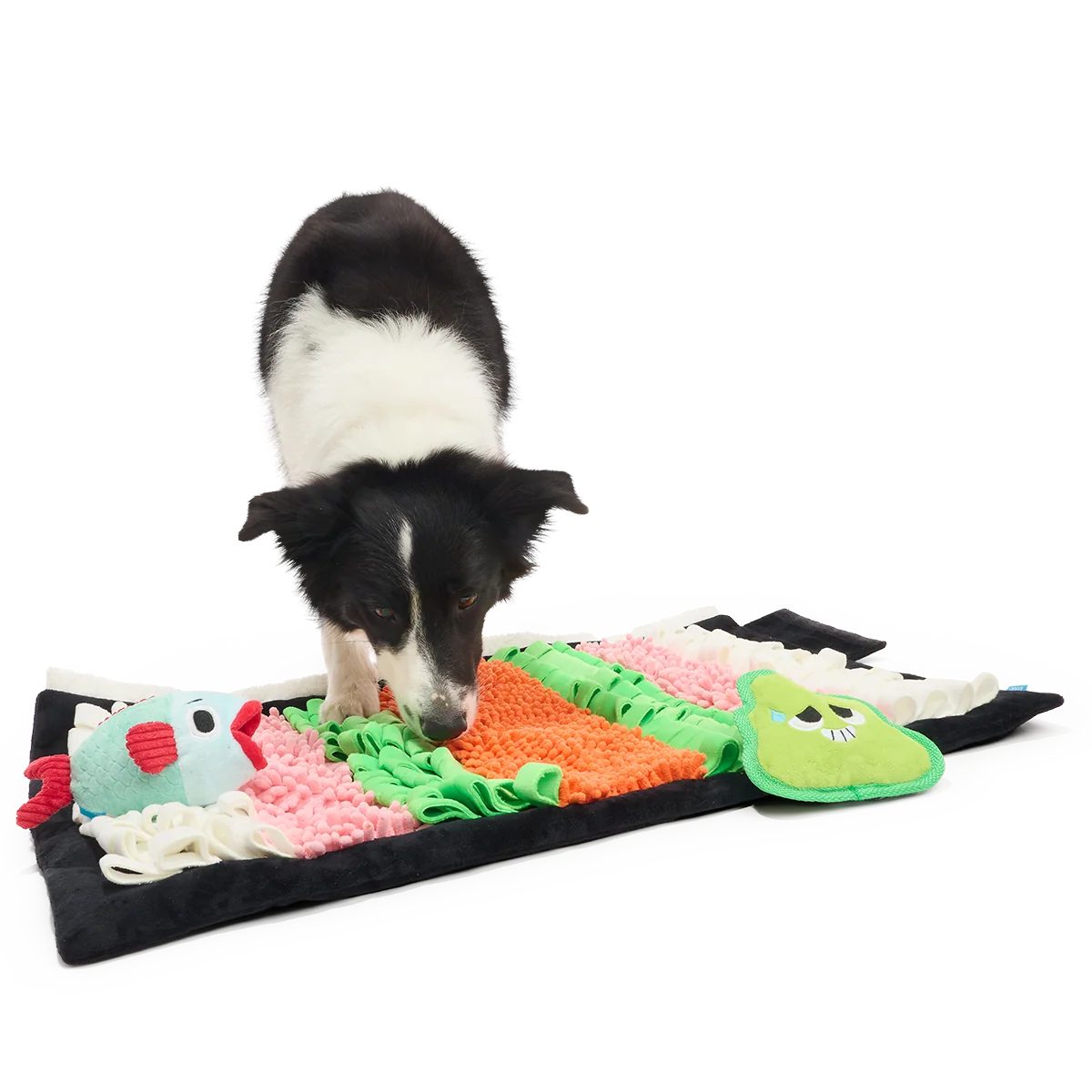 Chewshi Roll Snuffle Mat Plush Extra-Large + Multi-Part + Enrichment Dog Toy - Image 3