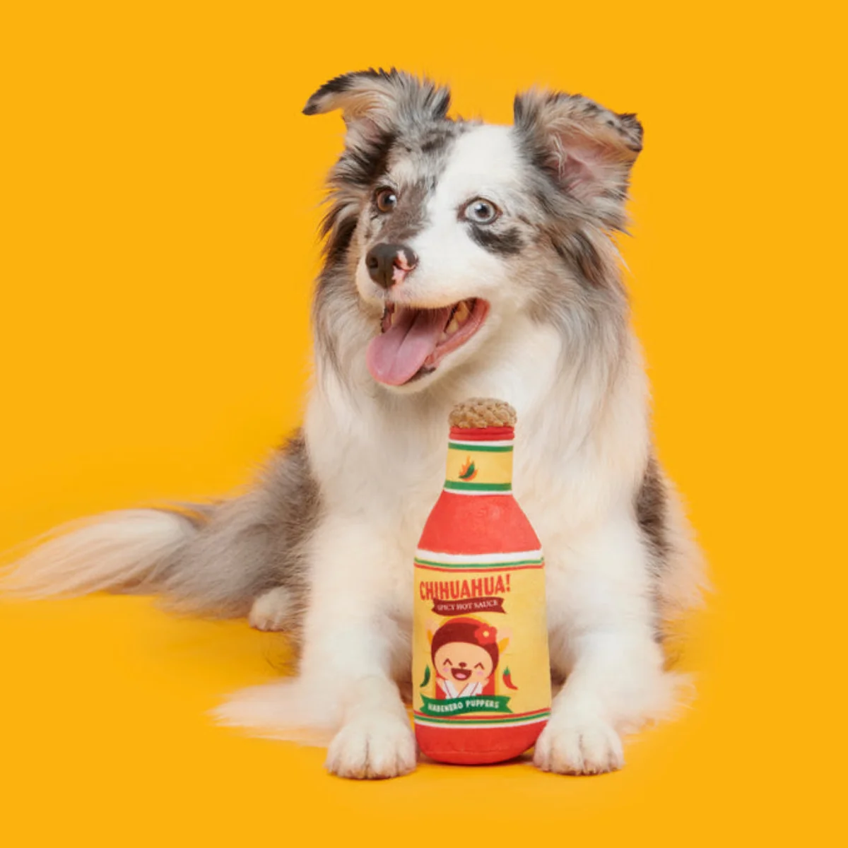 Chihuahua Hot Sauce Plush Tug Dog Toy - Image 3