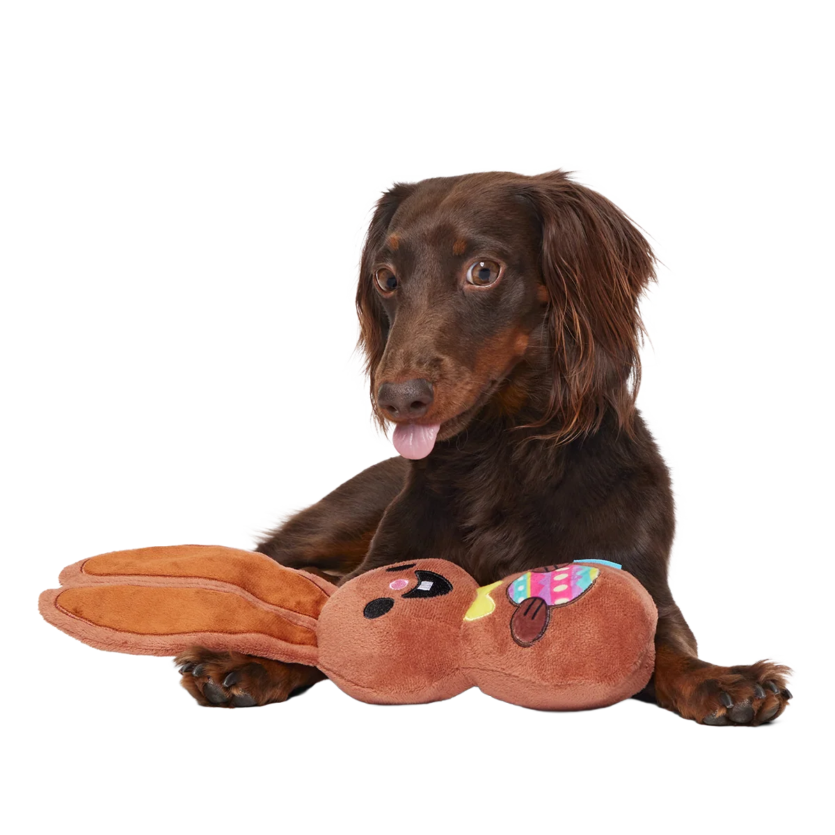 Chocolick Rabbit Plush Tug Dog Toy - Image 2
