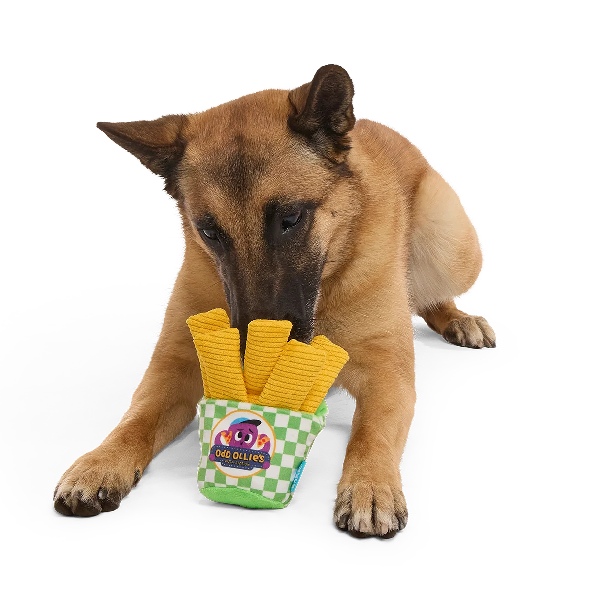Crinkle Mutt Fries Plush Tug + Enrichment Dog Toy - Image 2