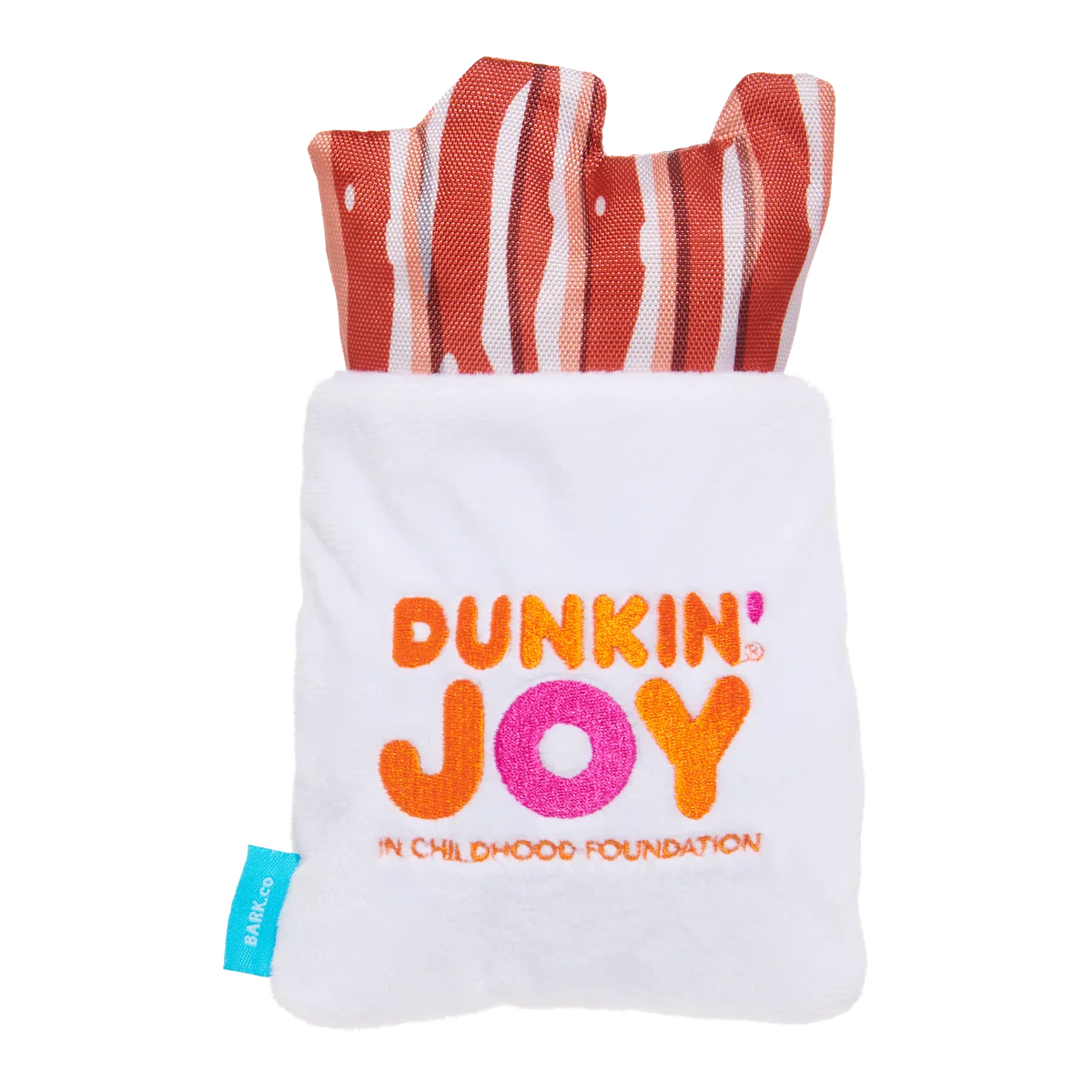 Dunkin'® Snackin' Bacon Plush Multi-Part + Enrichment Dog Toy - Image 3