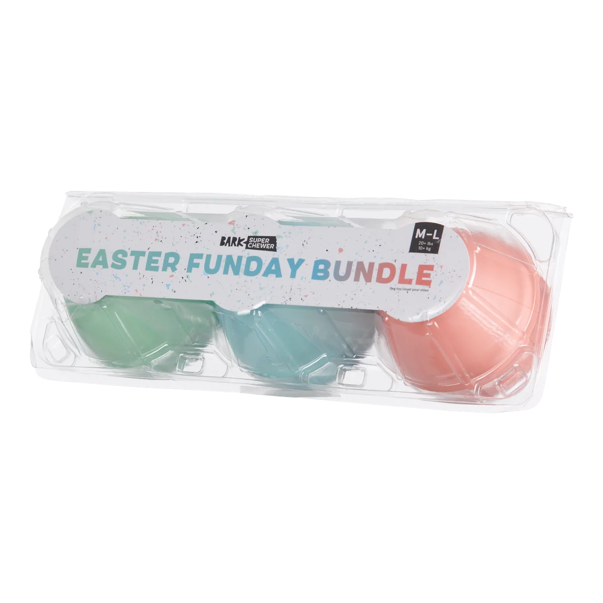 Easter Funday Bundle Super Chewer Durable Multi-Part + Fetch Dog Toy - Image 7