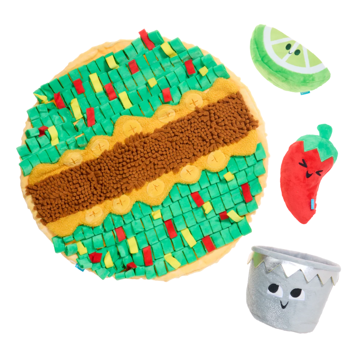 Extra-Snuffed Burrito Plush Extra-Large + Multi-Part + Enrichment Dog Toy - Image 3
