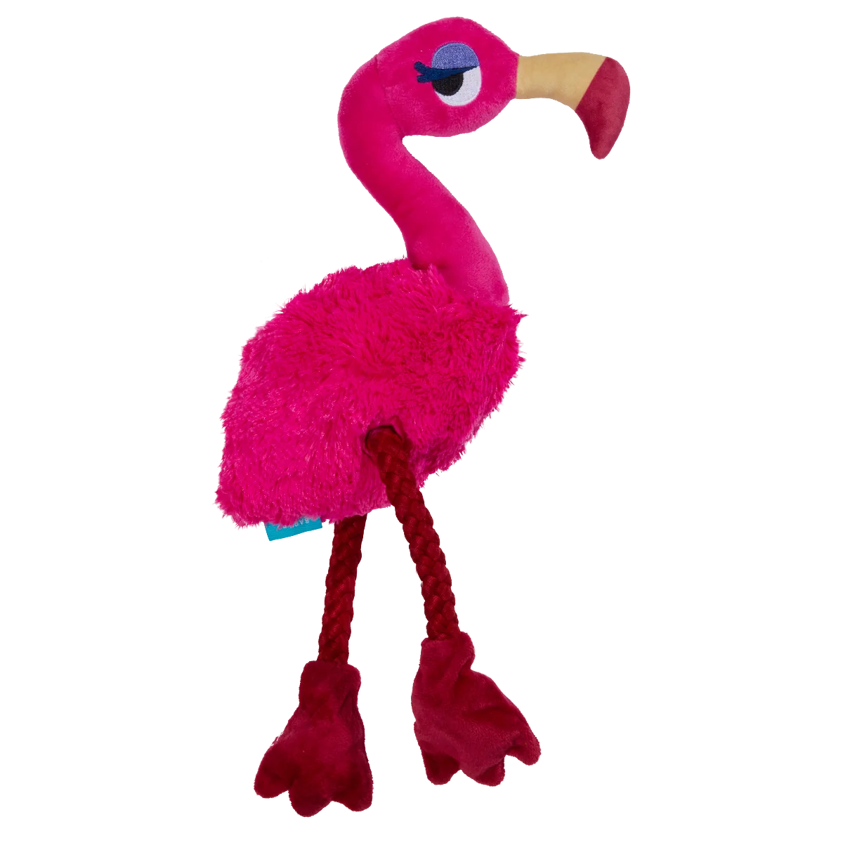 Fahari Flamingo Plush Extra-Large + Tug Dog Toy - Image 5
