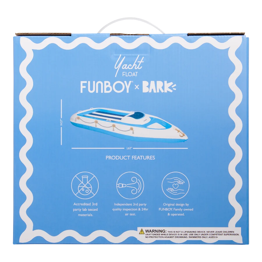 Funboy x BARK Dog Yacht Pool Float - Image 5