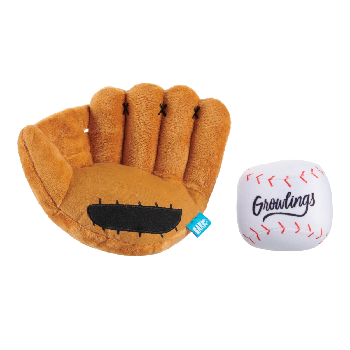 Growlings Baseball Glove Plush Multi-Part + Fetch Dog Toy - Image 6