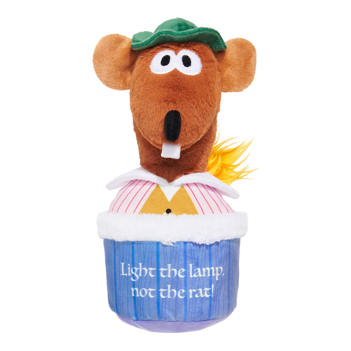 Lamplighter Rizzo the Rat Plush Multi-Part + Enrichment Dog Toy