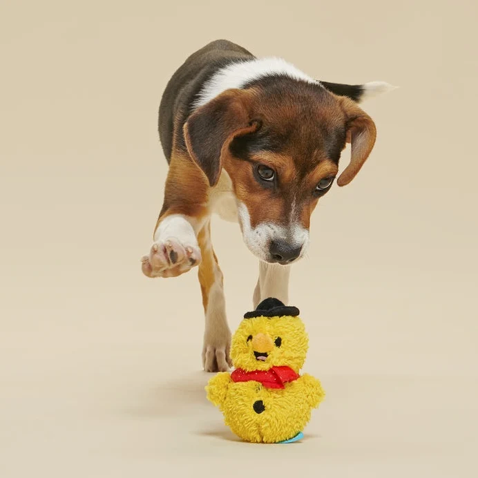 Mark the Yellow Snowman Plush Dog Toy - Image 6