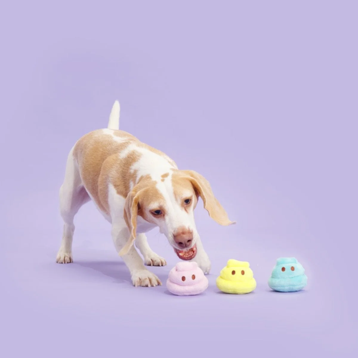 Marshmallow Poops Plush Multi-Part Dog Toy - Image 2