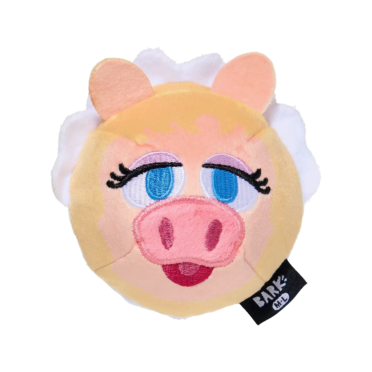 Miss Piggy as “Bouncing Emily Catch-it” Super Chewer Durable 2-in-1 + Fetch Dog Toy