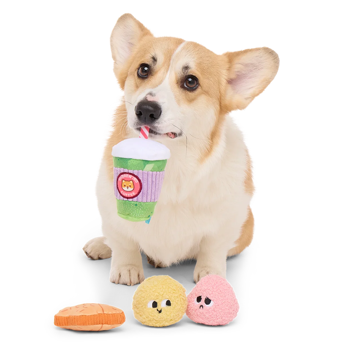 Muttcha & Mochi Mates Plush Multi-Part Dog Toy - Image 2