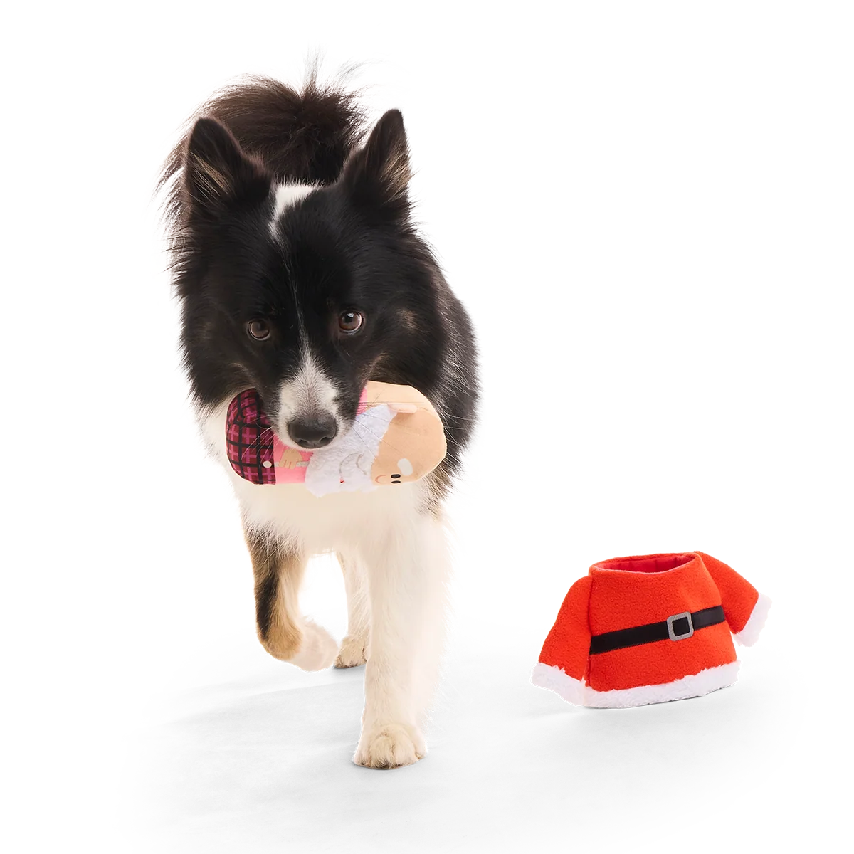 Ol' Kris Kringle™ Plush Multi-Part + Enrichment Dog Toy - Image 4