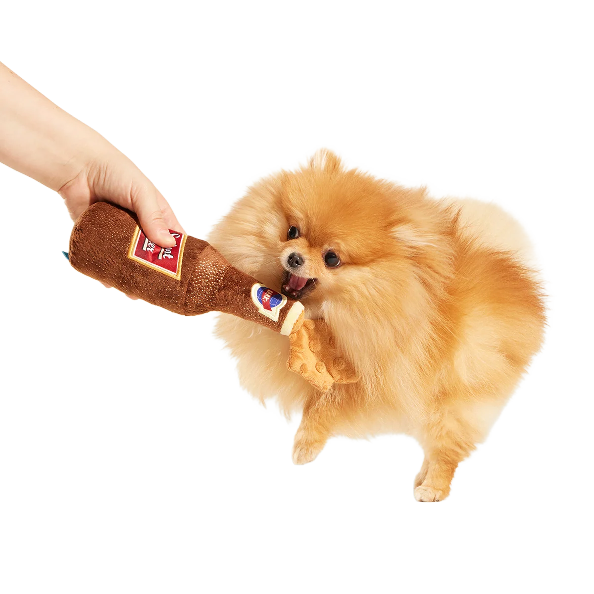 Old Fashioned Sploot Beer Plush Tug Dog Toy - Image 4