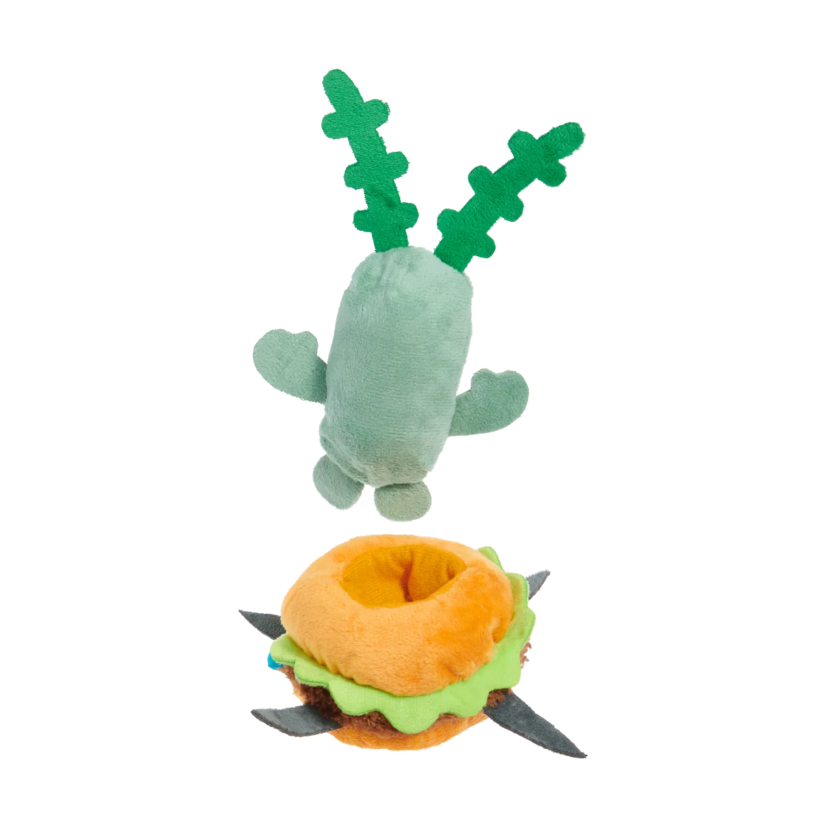 Patty Stealing Plankton Plush Multi-Part + Enrichment Dog Toy - Image 6