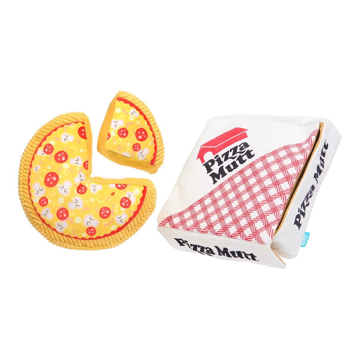 Pizza Pawty Plush Multi-Part + Enrichment Dog Toy - Image 6