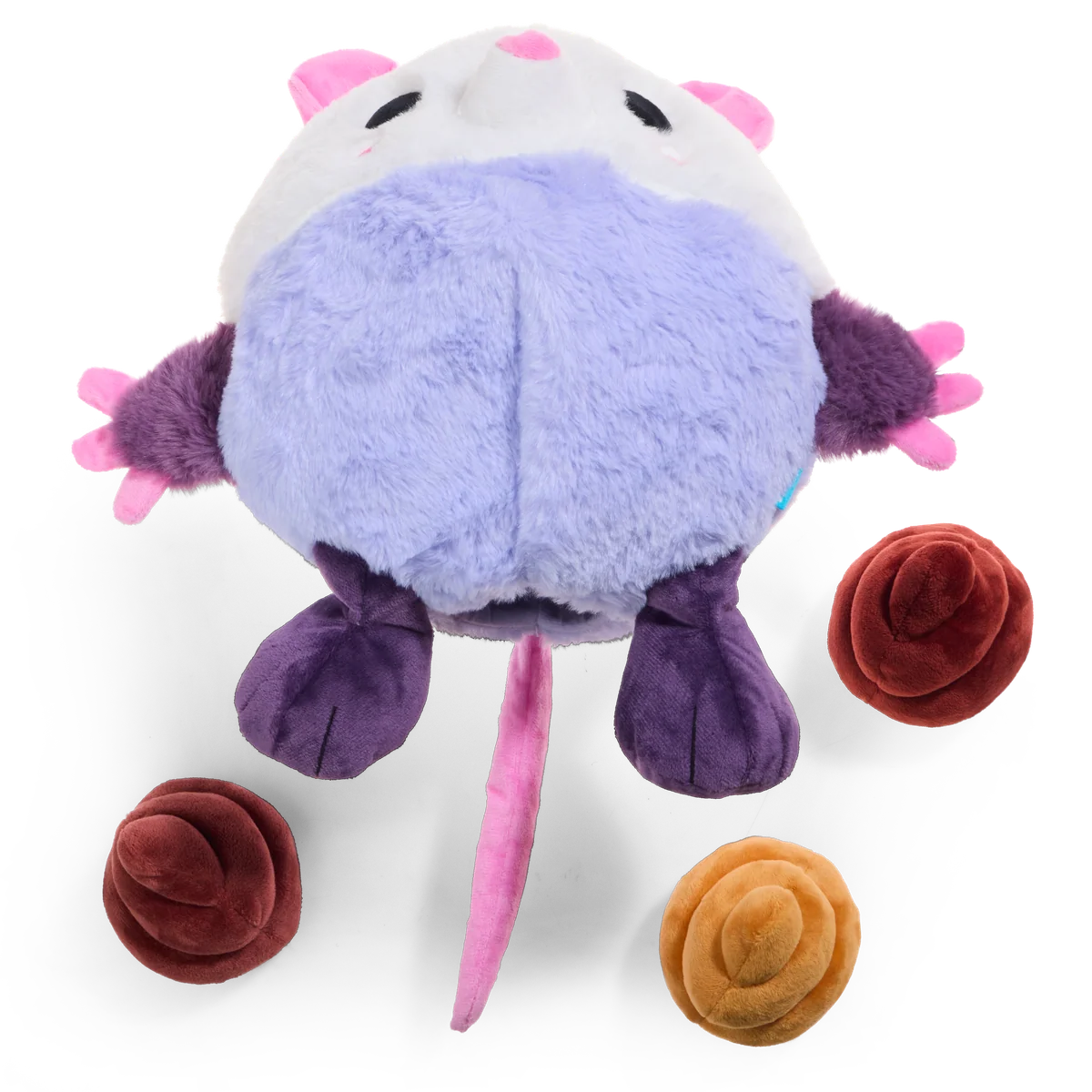 Poopers the Opossum Plush Extra-Large + Multi-Part + Enrichment Dog Toy - Image 4