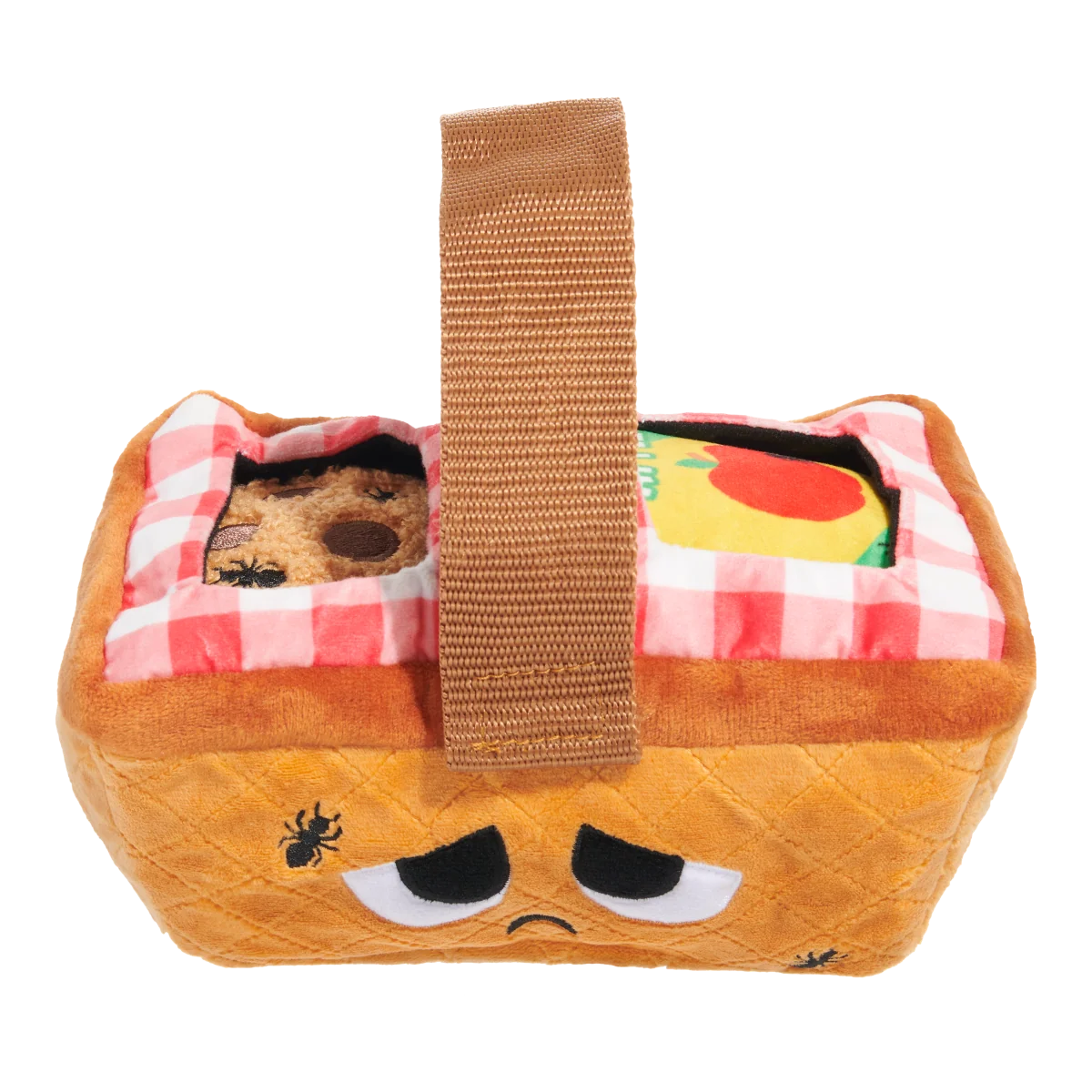 Quick Lick Picnic Plush Tug + Multi-Part + Enrichment Dog Toy - Image 9