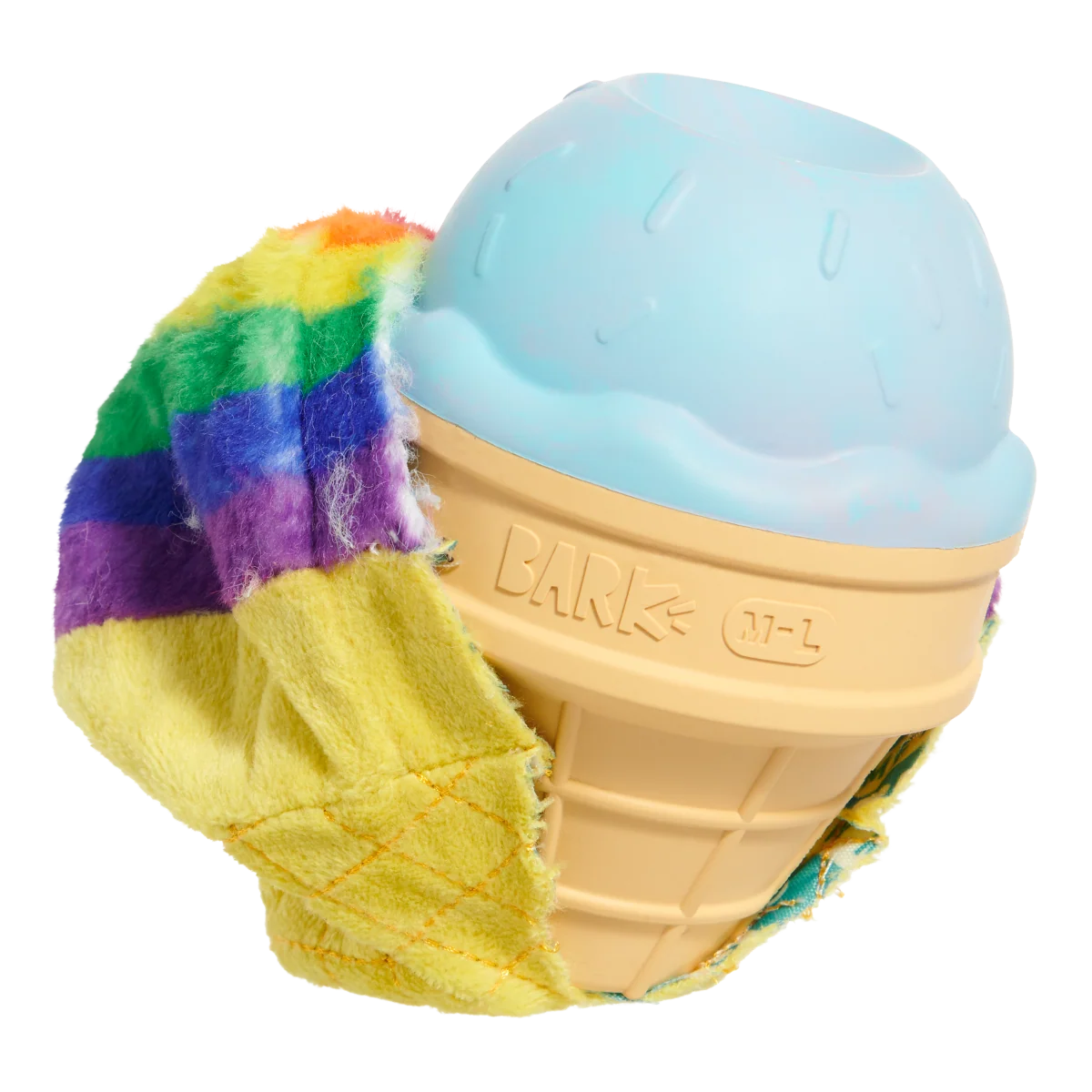 Rainbow-wow Sherbert Super Chewer Durable 2-in-1 + Enrichment Dog Toy - Image 6