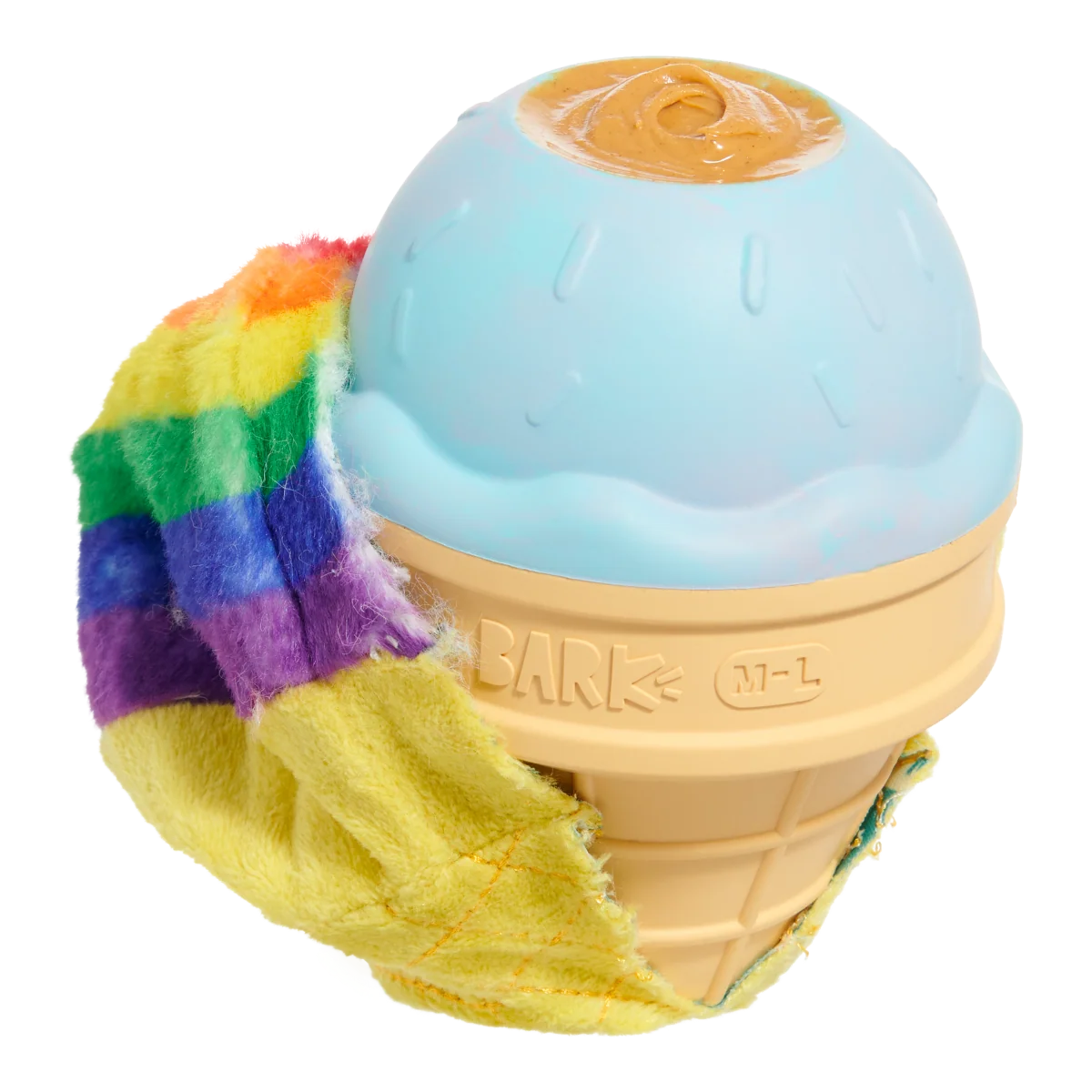 Rainbow-wow Sherbert Super Chewer Durable 2-in-1 + Enrichment Dog Toy - Image 7