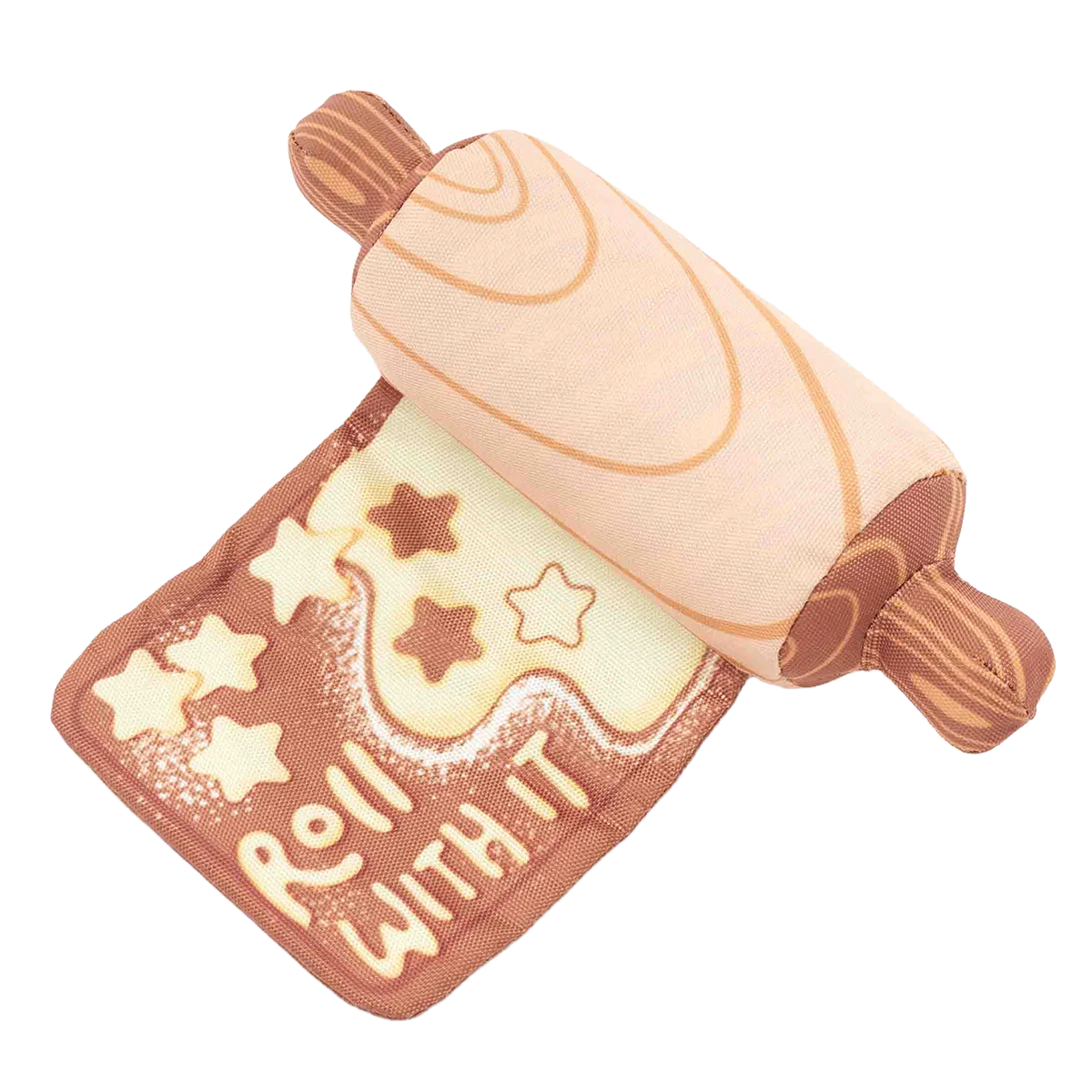 Rollover Pin Plush Tug Dog Toy