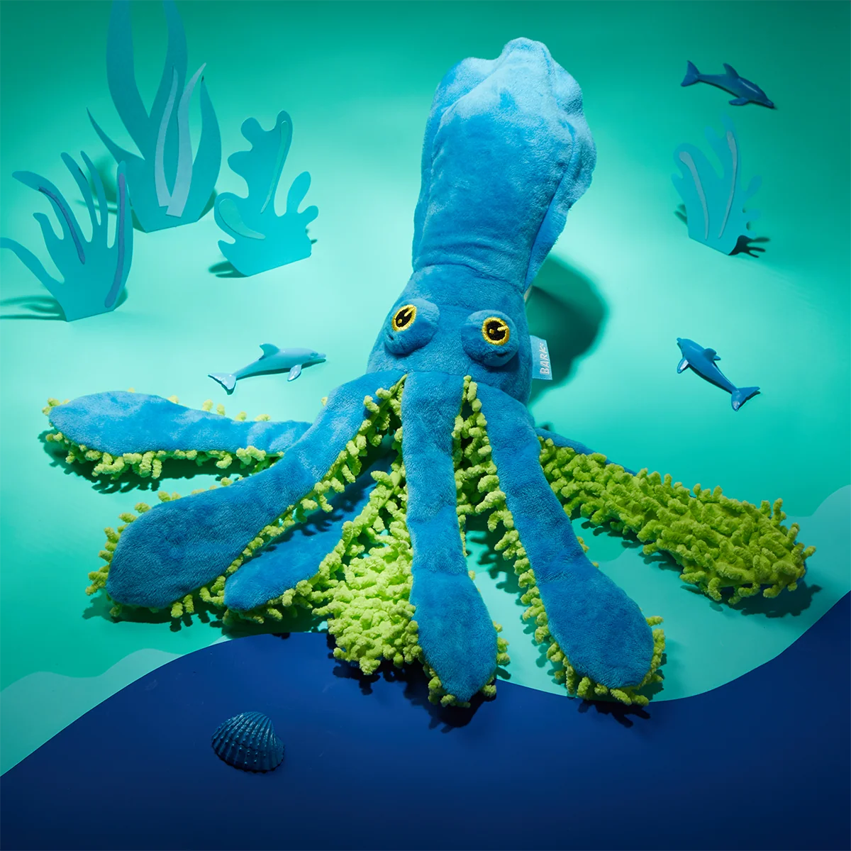Shifty Sid the Squid Plush Extra-Large + Tug Dog Toy - Image 7