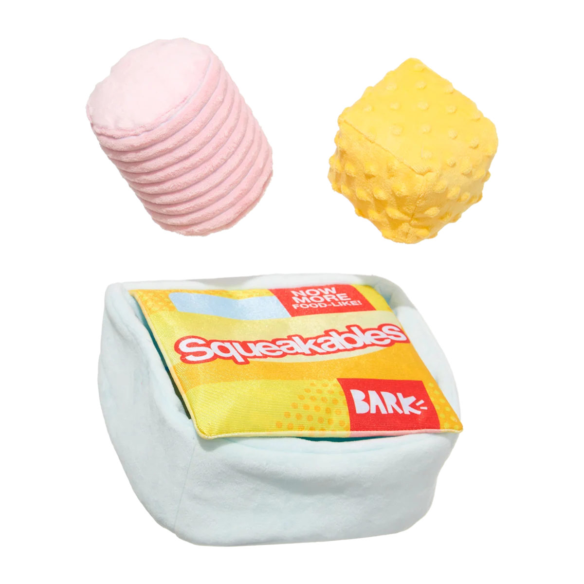 Squeakables Plush Multi-Part + Enrichment Dog Toy - Image 7