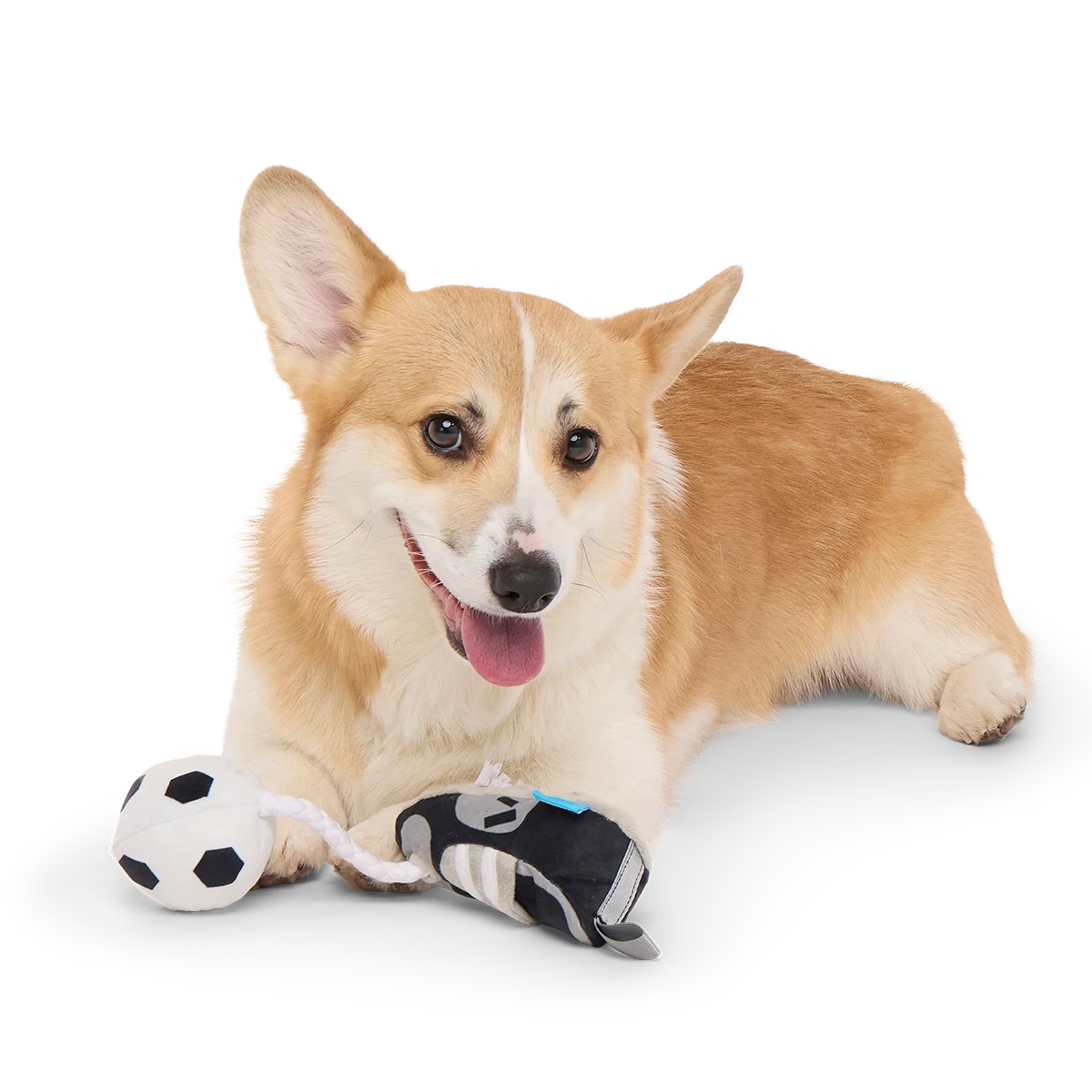 World Pup Cleat Plush Tug + Enrichment Dog Toy - Image 3