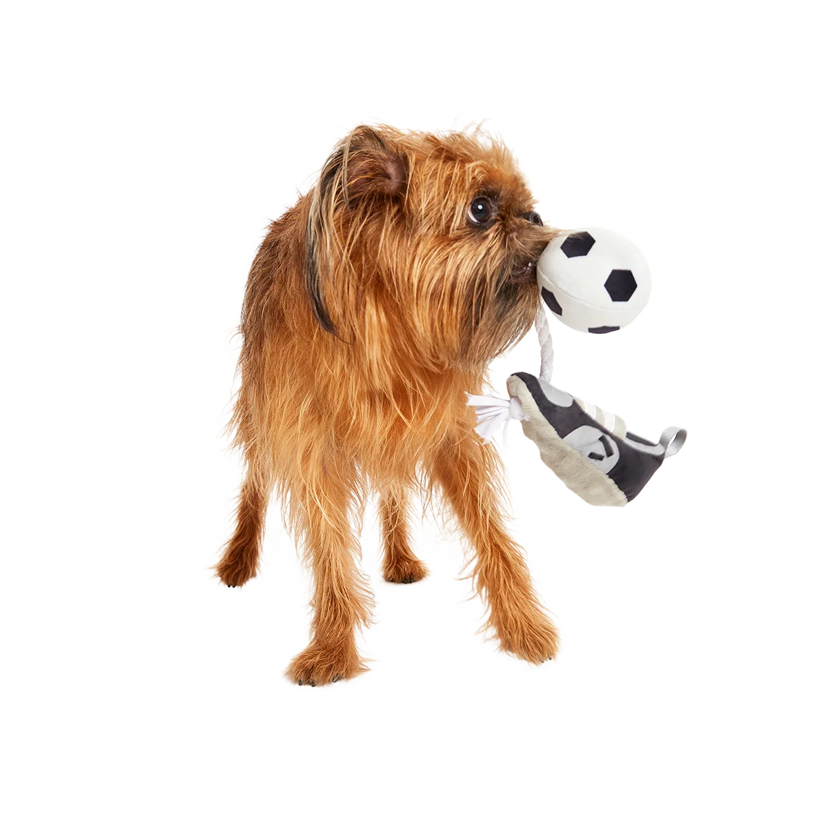 World Pup Cleat Plush Tug + Enrichment Dog Toy - Image 5